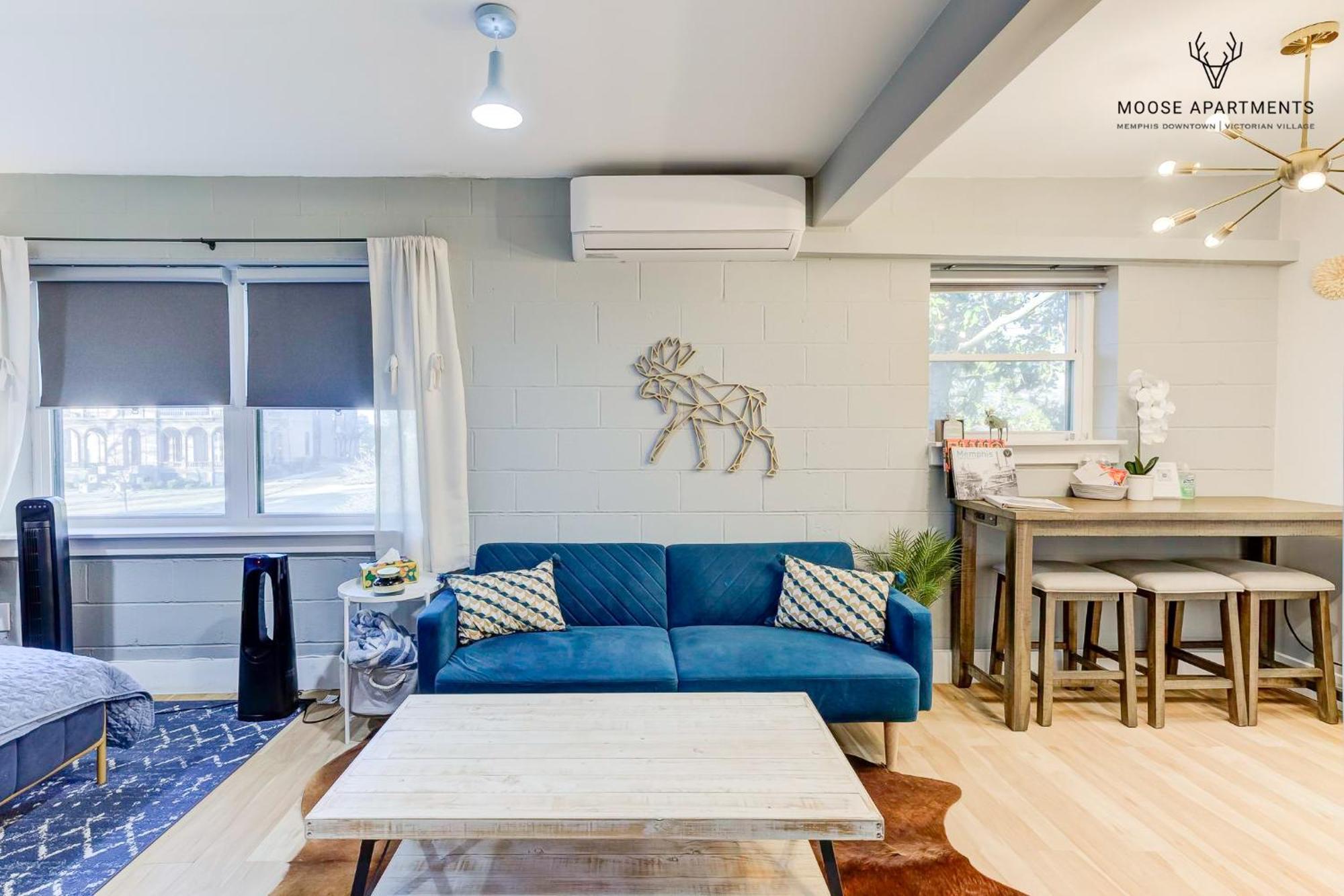 The Moose #7 - Instaworthy Studio With Amazing Views, Free Parking & Heated King Bed Memphis Dış mekan fotoğraf