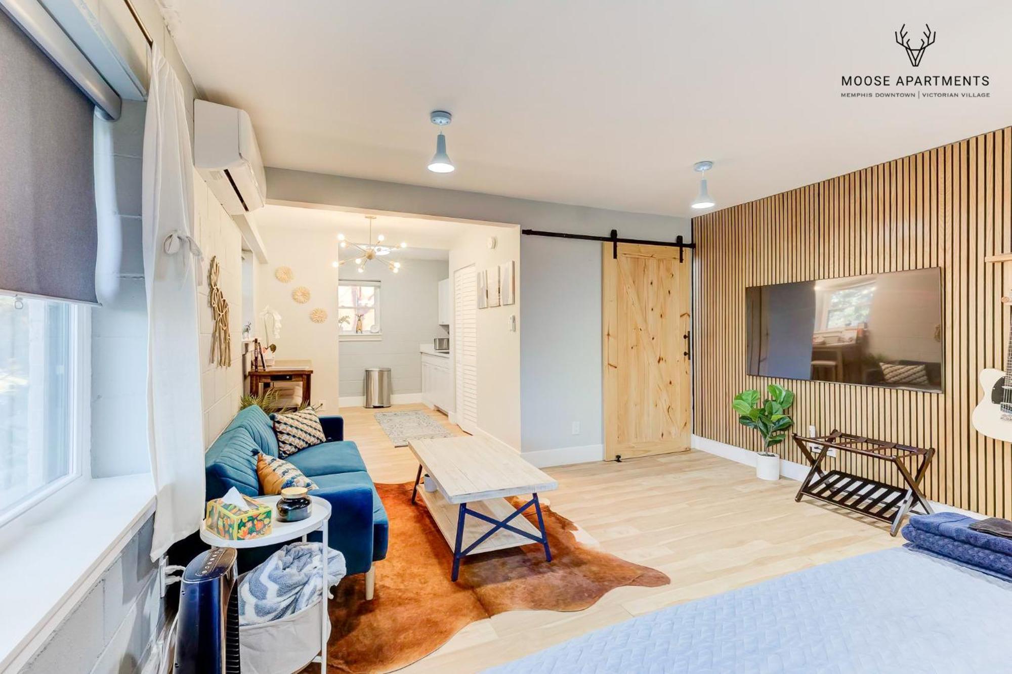The Moose #7 - Instaworthy Studio With Amazing Views, Free Parking & Heated King Bed Memphis Dış mekan fotoğraf