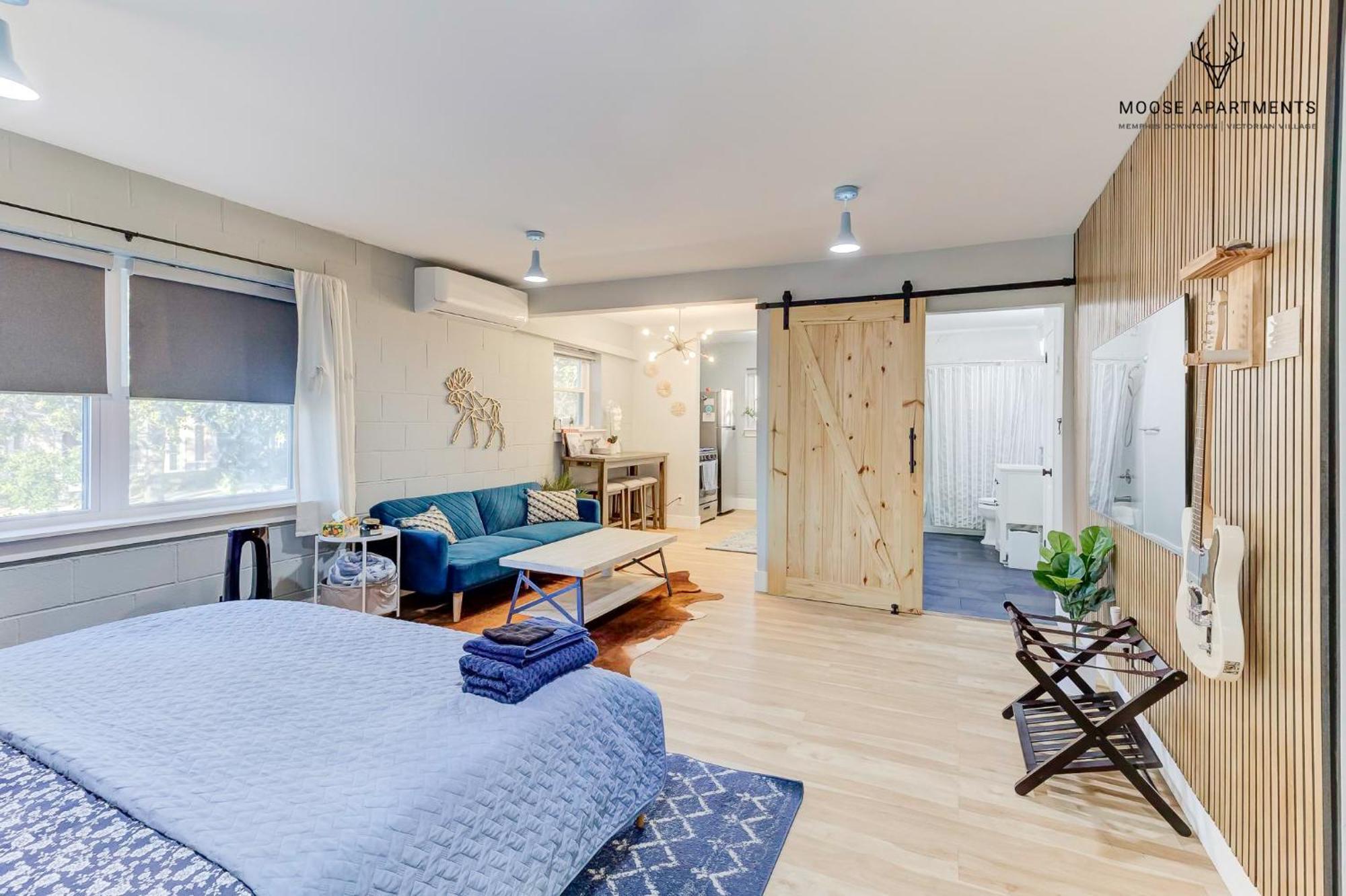 The Moose #7 - Instaworthy Studio With Amazing Views, Free Parking & Heated King Bed Memphis Dış mekan fotoğraf