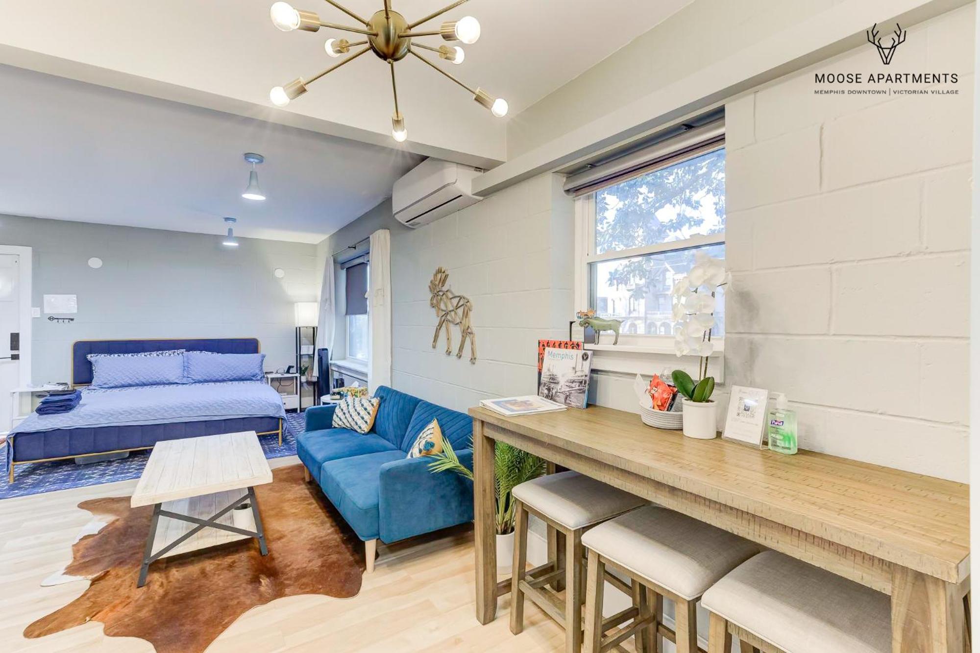The Moose #7 - Instaworthy Studio With Amazing Views, Free Parking & Heated King Bed Memphis Dış mekan fotoğraf